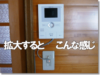 拡大するとこんな感じです ズームアップ カメラの角度調整も可能です